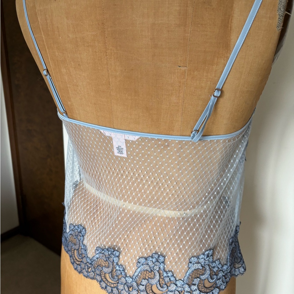 Victoria's Secret Blue Lace Camisole - Picture 3 of 6